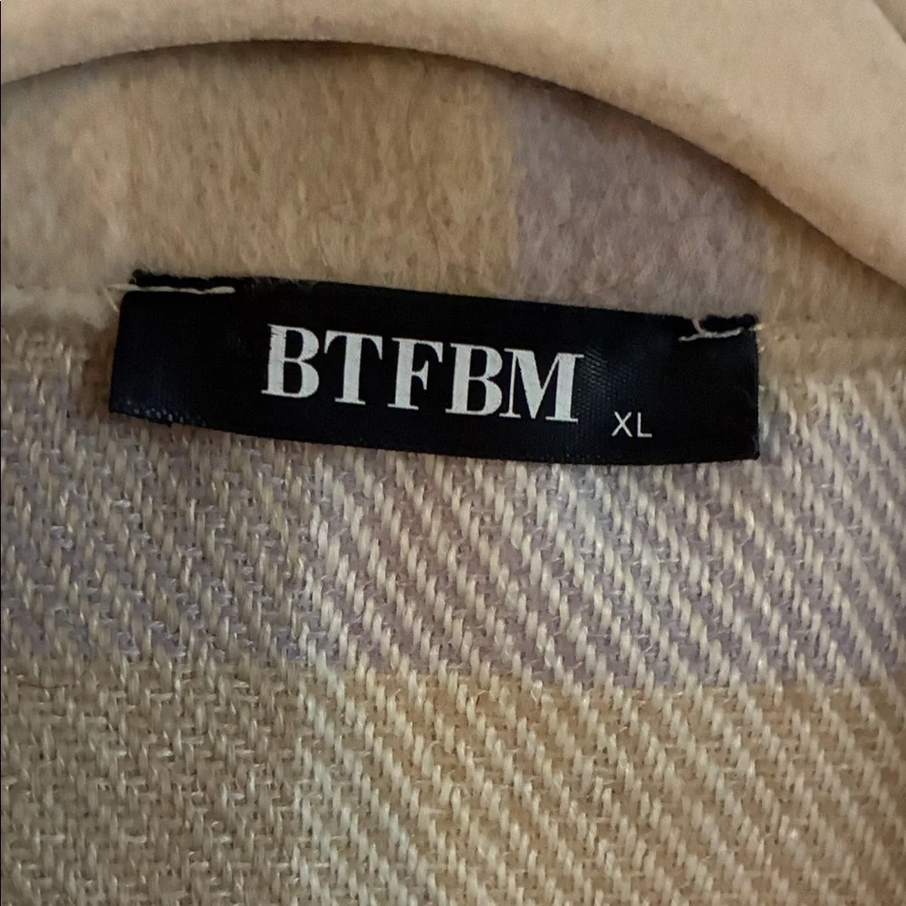 Plaid Button-Up Shacket - Picture 2 of 5